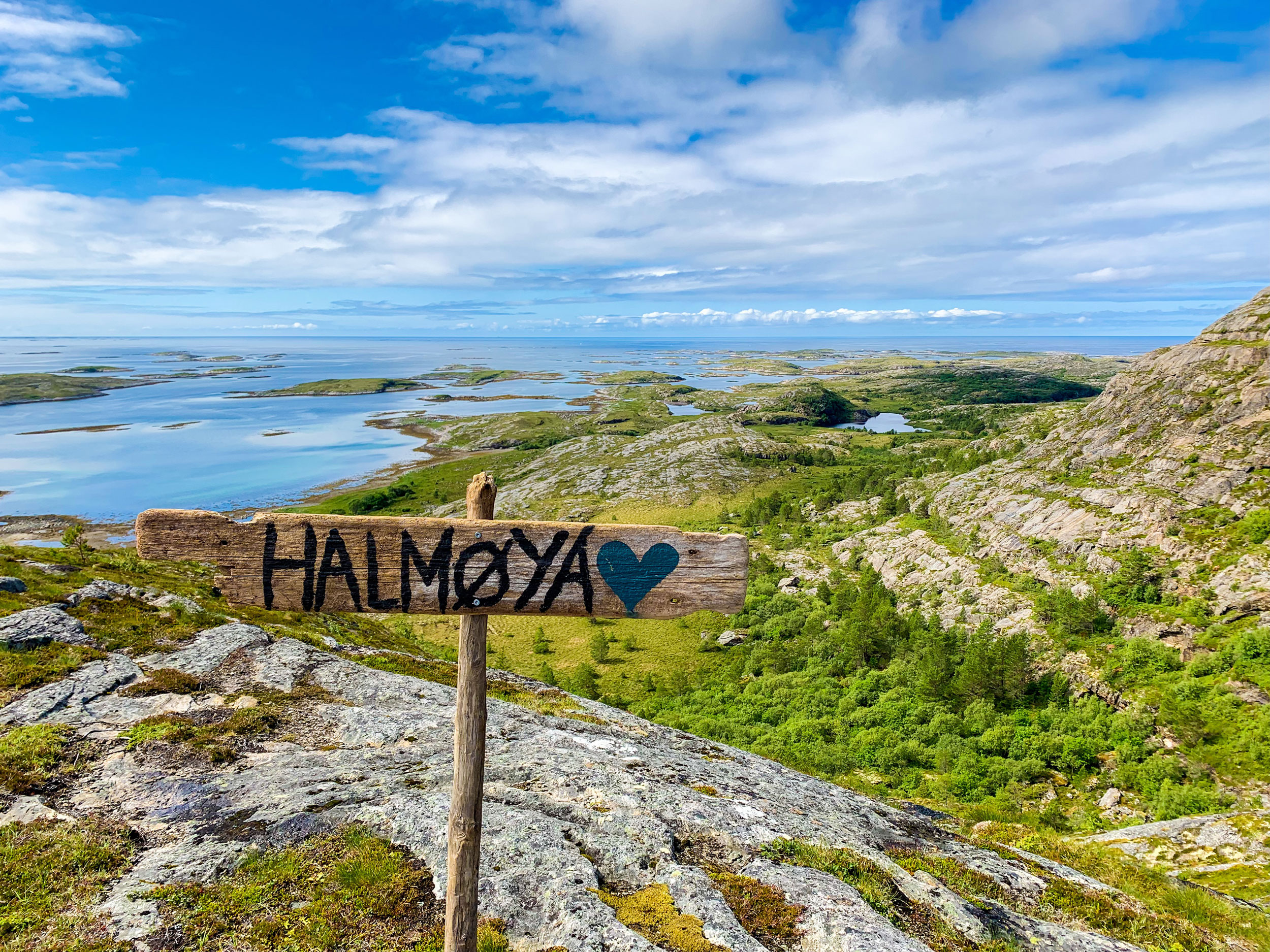 Bilde fra Halmøya i Flatanger